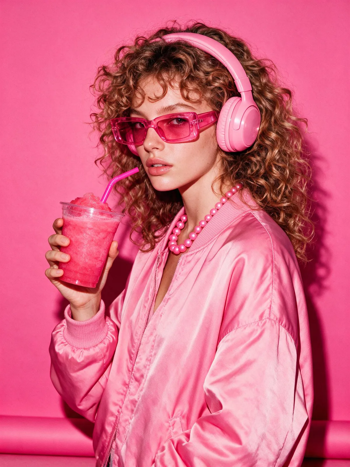 Hue — monochrome productcampagne voor een audiomerk
